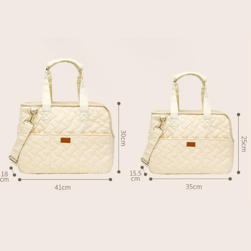 HKM-788371 Portable Cat and Dog Carrier Bag with Soft Cushion, Breathable Mesh and Multiple Pockets for Travel and Outdoor Use