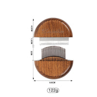 HKM-788627 Wooden Pet Comb for Cats and Dogs - Double-Sided Open Knot and Needle Comb