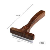 HKM-788627 Wooden Pet Comb for Cats and Dogs - Double-Sided Open Knot and Needle Comb