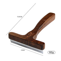 HKM-788627 Wooden Pet Comb for Cats and Dogs - Double-Sided Open Knot and Needle Comb