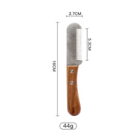 HKM-788627 Wooden Pet Comb for Cats and Dogs - Double-Sided Open Knot and Needle Comb