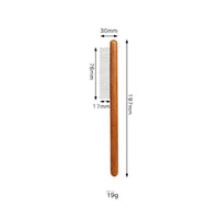 HKM-788627 Wooden Pet Comb for Cats and Dogs - Double-Sided Open Knot and Needle Comb