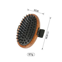 HKM-788627 Wooden Pet Comb for Cats and Dogs - Double-Sided Open Knot and Needle Comb