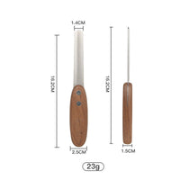 HKM-788627 Wooden Pet Comb for Cats and Dogs - Double-Sided Open Knot and Needle Comb