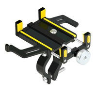 HKM-788755 Alloy Bicycle Mobile Phone Holder with 4-Claw Bracket – Multiple Colors Available