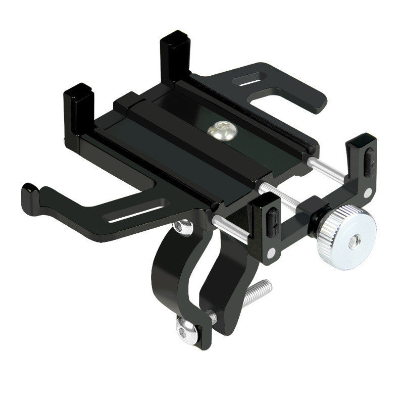 HKM-788755 Alloy Bicycle Mobile Phone Holder with 4-Claw Bracket – Multiple Colors Available