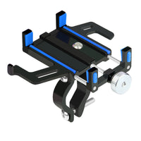 HKM-788755 Alloy Bicycle Mobile Phone Holder with 4-Claw Bracket – Multiple Colors Available