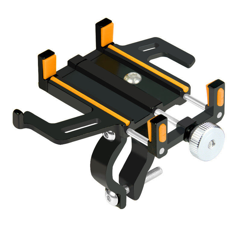 HKM-788755 Alloy Bicycle Mobile Phone Holder with 4-Claw Bracket – Multiple Colors Available
