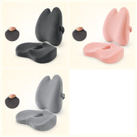 HKM-788755 Comfortable Back and Waist Cushion Set for Office and Car Use