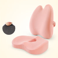 HKM-788755 Comfortable Back and Waist Cushion Set for Office and Car Use