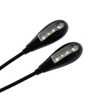HKM-788883 Adjustable Double Head USB and Battery Operated Clip Light for Music Scores and Reading