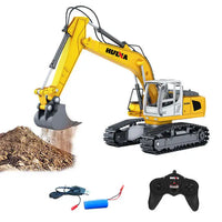 HKM-788947 1:24 Remote Control Excavator Truck for Kids - 6 Channels, Indoor/Outdoor Construction Toy