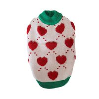 HKM-788947 Cozy Green Dog Sweater for Autumn and Winter – Available in Multiple Sizes