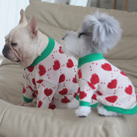 HKM-788947 Cozy Green Dog Sweater for Autumn and Winter – Available in Multiple Sizes