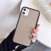 HKM-789075 Frosted Silicone Protective Phone Case for Enhanced Grip and Durability