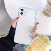 HKM-789075 Frosted Silicone Protective Phone Case for Enhanced Grip and Durability