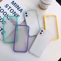 HKM-789075 Frosted Silicone Protective Phone Case for Enhanced Grip and Durability