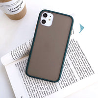 HKM-789075 Frosted Silicone Protective Phone Case for Enhanced Grip and Durability