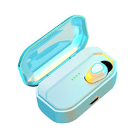 HKM-789203 Triple Touch Digital Display TWS Sports Wireless Bluetooth Headset, 10m Range, NFC & Voice Control