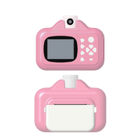 HKM-789267 Mini Instant Print Digital Video Selfie Camera for Kids - 1080P, 180° Wide Angle, 2.4" Screen, Recording Function