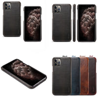 HKM-789779 Genuine Leather Phone Case for iPhone 12, 12 Pro, and 12 Pro Max - Available in Multiple Colors