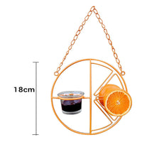 HKM-789779 Outdoor Orange Hummingbird Feeder and Water Station for Birds