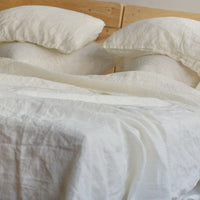 HKM-789843 Pure Linen Bed Sheet - Antibacterial, Sweat-Absorbing, Multiple Sizes Available