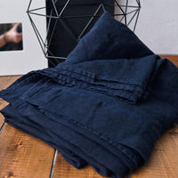 HKM-789843 Pure Linen Bed Sheet - Antibacterial, Sweat-Absorbing, Multiple Sizes Available