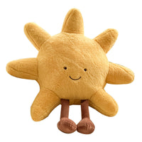 HKM-789971 Sun and Moon Plush Toy Pillow for Teenagers - Soft and Adorable Design, 25cm/45cm