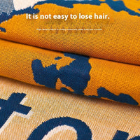 HKM-790099 Four-Layer Cotton Gauze Bath Towel - Soft, Quick-Drying, and Water-Absorbing - Available in Blue Bear or Leap Secret Rabbit Design (160 x 80 cm)