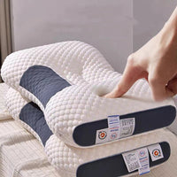 HKM-790163 3D Knitted Cotton Pillow for Enhanced Sleep Comfort