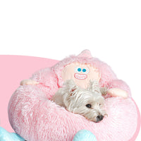 HKM-790611 Plush Nest Dog and Cat Bed – Soft and Warm Sleeping Mattress for Fall and Winter