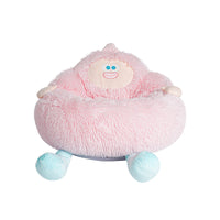 HKM-790611 Plush Nest Dog and Cat Bed – Soft and Warm Sleeping Mattress for Fall and Winter