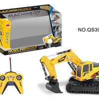 HKM-790675 RC Excavator Toy with Music and Light - Remote Control Construction Vehicle for Kids