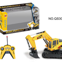 HKM-790675 RC Excavator Toy with Music and Light - Remote Control Construction Vehicle for Kids