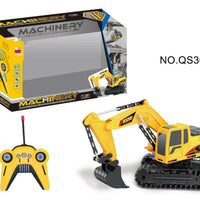 HKM-790675 RC Excavator Toy with Music and Light - Remote Control Construction Vehicle for Kids
