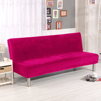 HKM-790739 Universal Leather Fabric Sofa Cushion Cover - Armrest-Free, Plush Material, Multiple Colors Available