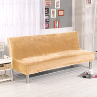 HKM-790739 Universal Leather Fabric Sofa Cushion Cover - Armrest-Free, Plush Material, Multiple Colors Available