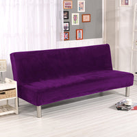 HKM-790739 Universal Leather Fabric Sofa Cushion Cover - Armrest-Free, Plush Material, Multiple Colors Available