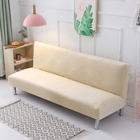 HKM-790739 Universal Leather Fabric Sofa Cushion Cover - Armrest-Free, Plush Material, Multiple Colors Available