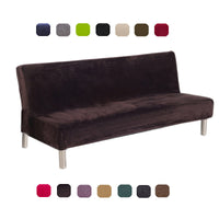 HKM-790739 Universal Leather Fabric Sofa Cushion Cover - Armrest-Free, Plush Material, Multiple Colors Available