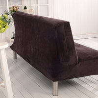 HKM-790739 Universal Leather Fabric Sofa Cushion Cover - Armrest-Free, Plush Material, Multiple Colors Available