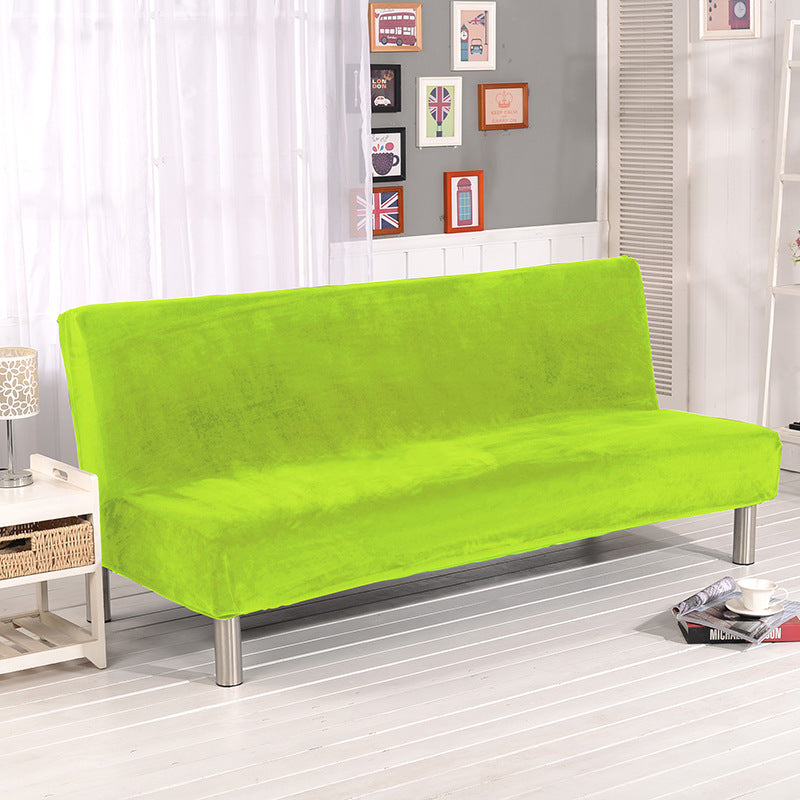 HKM-790739 Universal Leather Fabric Sofa Cushion Cover - Armrest-Free, Plush Material, Multiple Colors Available