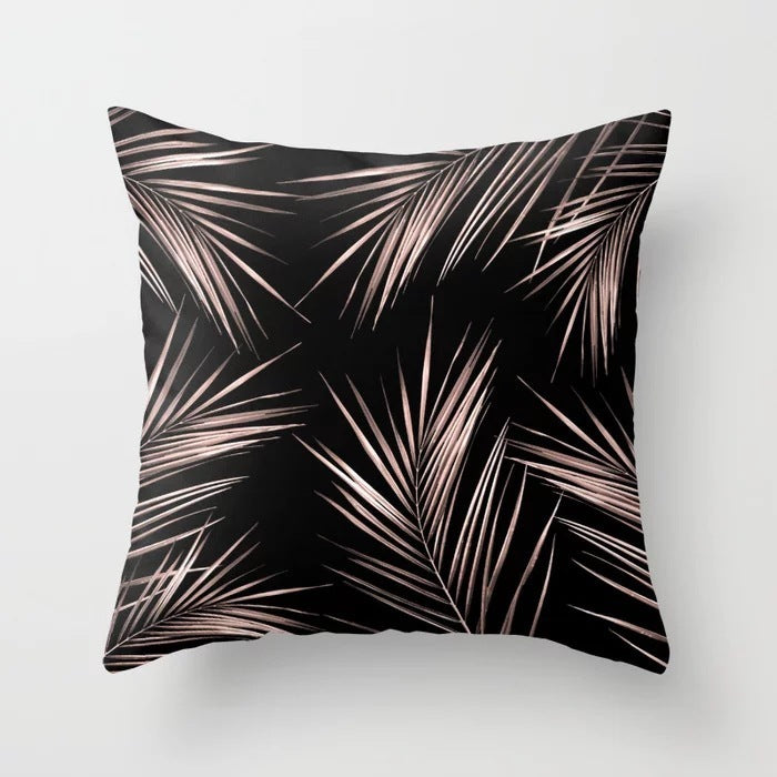 HKM-790803 Super Soft Printed Cushion Cover in Brushed Cloth and Imitation Linen, 45x45cm