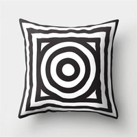 HKM-790803 Super Soft Printed Cushion Cover in Brushed Cloth and Imitation Linen, 45x45cm