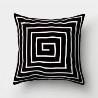 HKM-790803 Super Soft Printed Cushion Cover in Brushed Cloth and Imitation Linen, 45x45cm