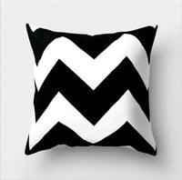 HKM-790803 Super Soft Printed Cushion Cover in Brushed Cloth and Imitation Linen, 45x45cm