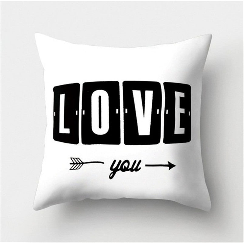 HKM-790803 Super Soft Printed Cushion Cover in Brushed Cloth and Imitation Linen, 45x45cm