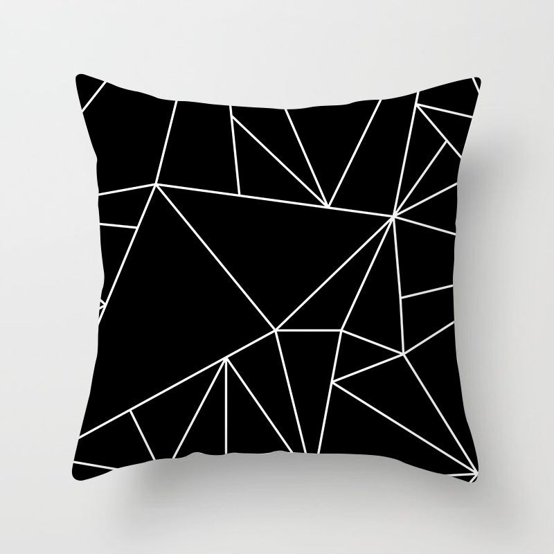 HKM-790803 Super Soft Printed Cushion Cover in Brushed Cloth and Imitation Linen, 45x45cm
