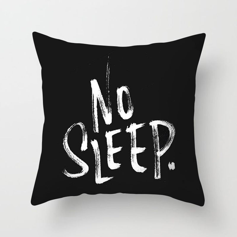 HKM-790803 Super Soft Printed Cushion Cover in Brushed Cloth and Imitation Linen, 45x45cm